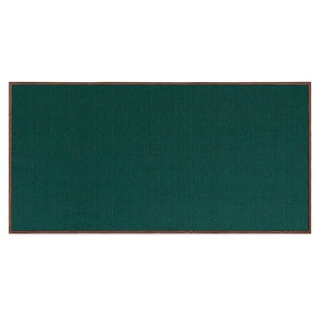 United Visual Products Decor Wood Combo Board, 24"x18", Walnut/Black Porcelain & Medium Grey UV701DEFAB-WALNUT-BLKPORC-MEDGRY